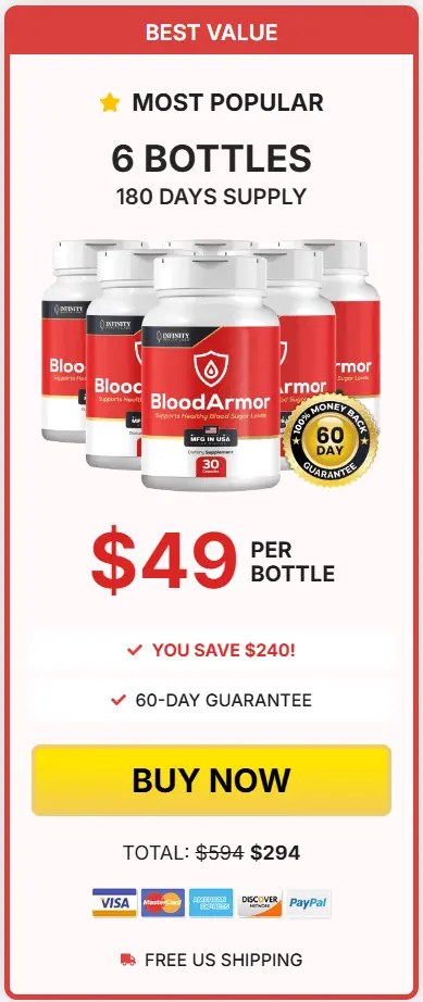 Buy  BloodArmor 6 Bottle